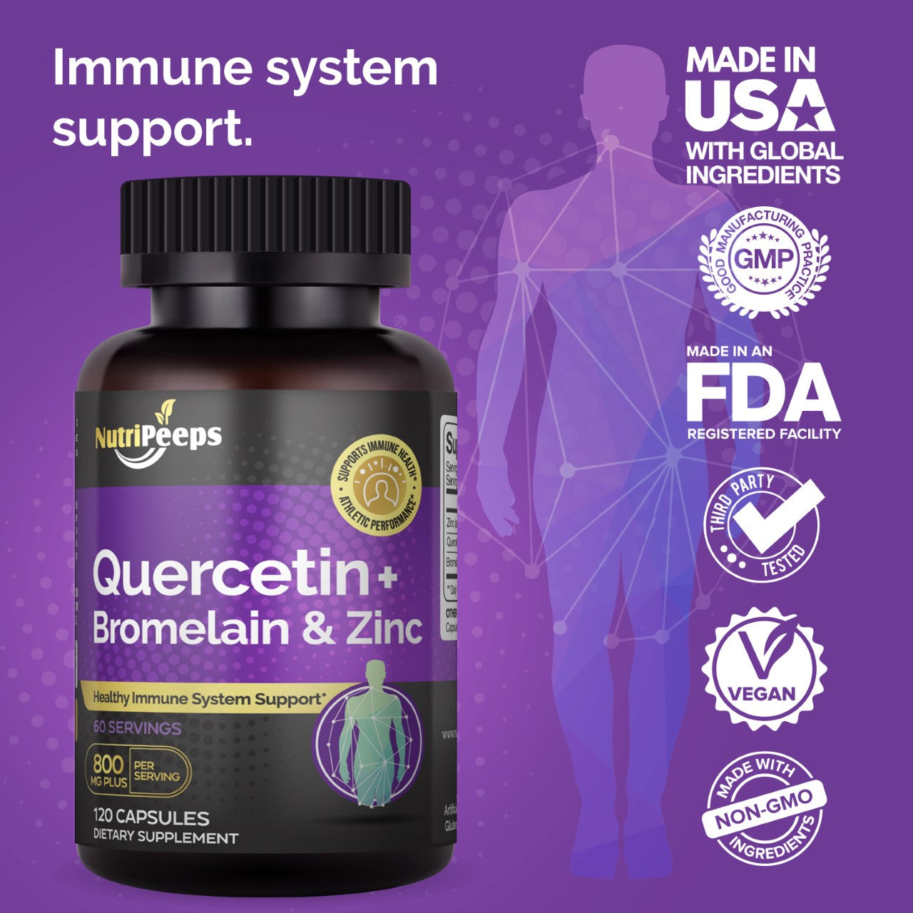 Quercetin and energy boost